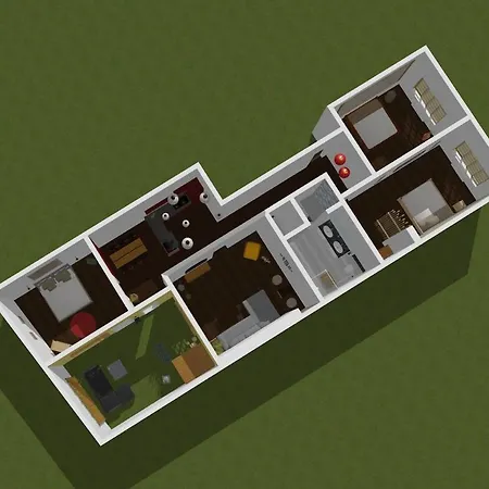 Sh L 3 Betten L Sauna L 450m Bis Universität * Duisburg